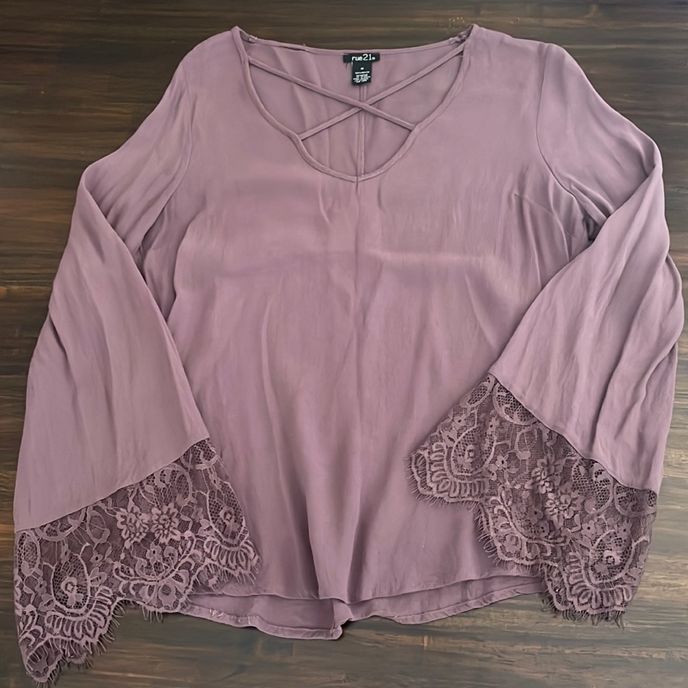 Purple Dress Top